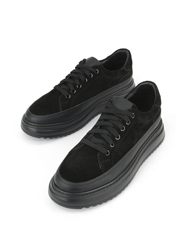 Erkek Hakiki Deri Ayakkabı 153983Z402 Siyah - Görsel 6