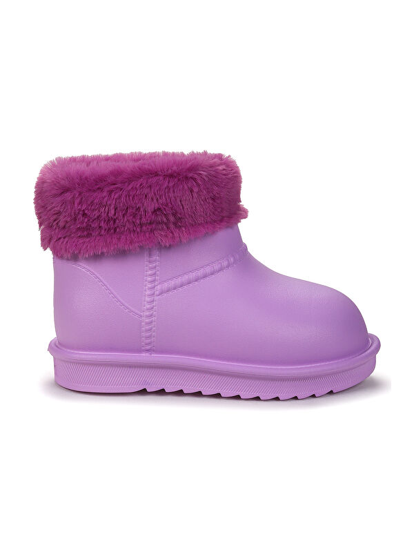 Geta Su Geçirmez İçi Kürklü Kız Çocuk Eva Yağmur Kar Çizme - Görsel 4