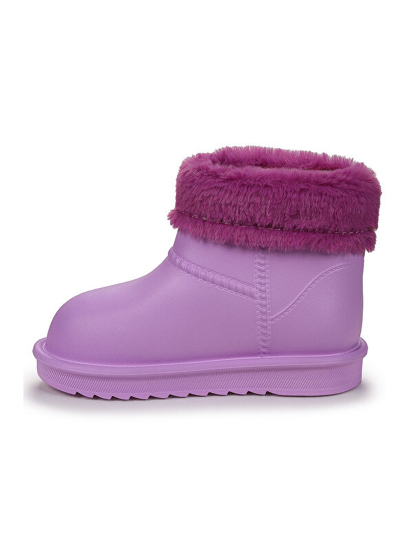 Geta Su Geçirmez İçi Kürklü Kız Çocuk Eva Yağmur Kar Çizme - Görsel 5