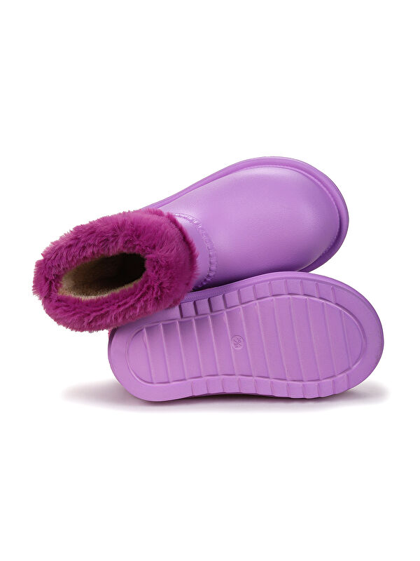 Geta Su Geçirmez İçi Kürklü Kız Çocuk Eva Yağmur Kar Çizme - Görsel 6