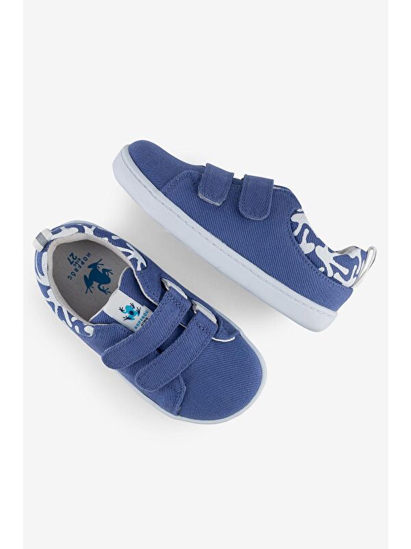 Hopfrög Sarı Hopfrög ⁠smart Walker Canvas Eco Barefoot Çocuk Ayakkabı