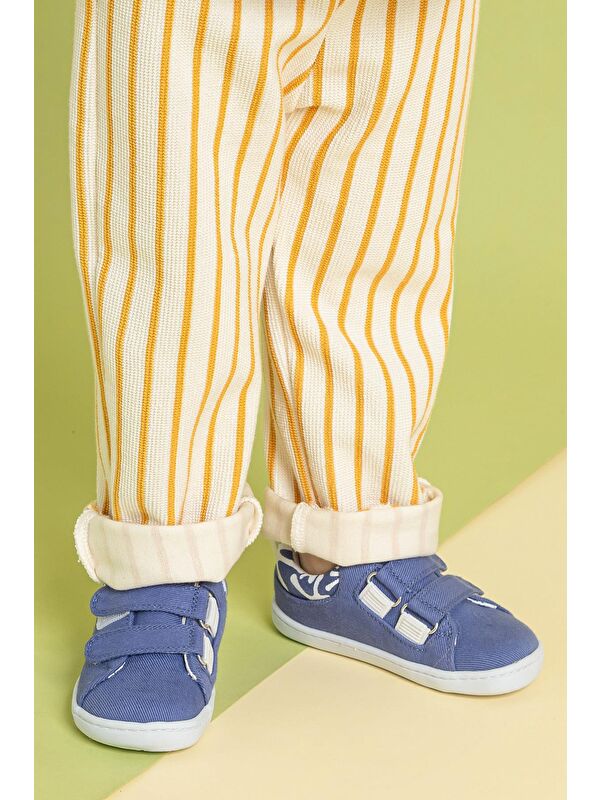 Hopfrög Sarı Hopfrög ⁠smart Walker Canvas Eco Barefoot Çocuk Ayakkabı