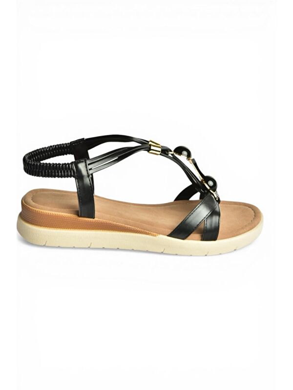 Fox Shoes Siyah Kadın Sandalet Y274801509