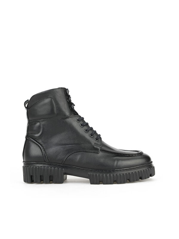 Erkek Hakiki Deri Bot 1531043Z54063 Siyah - Görsel 2