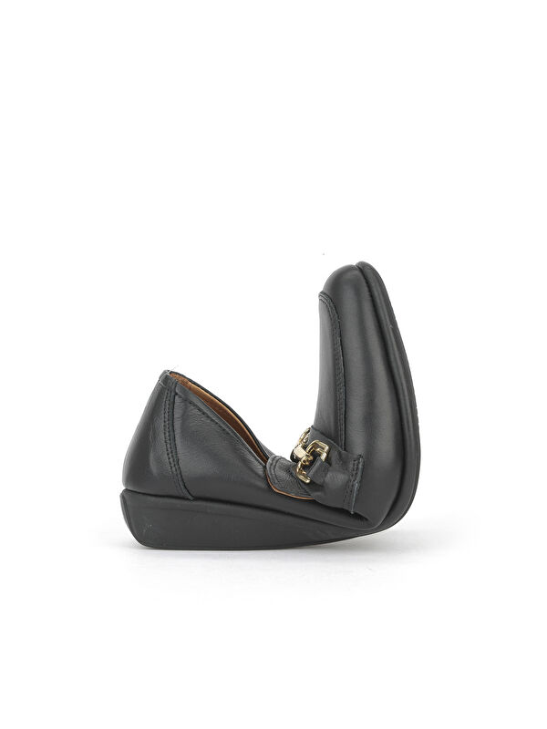 Kadın Hakiki Deri Ayakkabı 1531050Z26142202K Siyah - Görsel 4