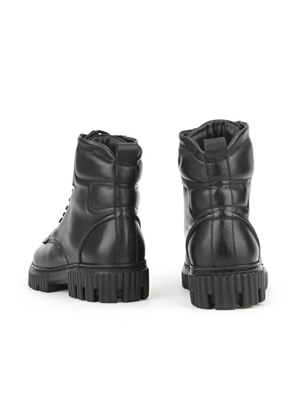 Erkek Hakiki Deri Bot 1531043Z54063 Siyah - Görsel 4