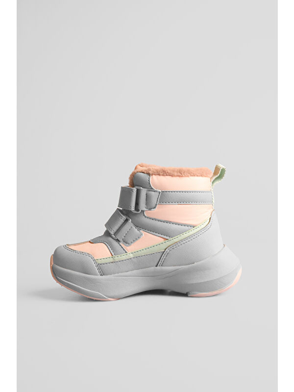 Fon Kürklü Kız Okul Öncesi Pudra Bot - Görsel 3