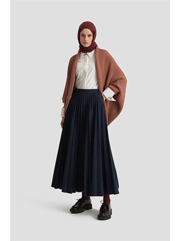 ARMİNE Triko Panço 24Kd4223 Gül Kurusu