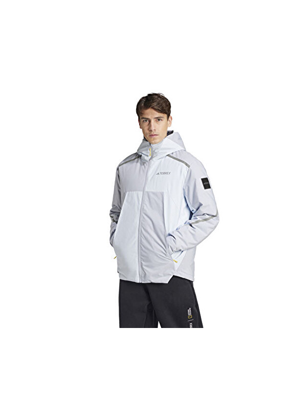 Adidas Ng Coldrdy Jkt Erkek Çift Taraflı Outdoor Montu IX7953 Mavi