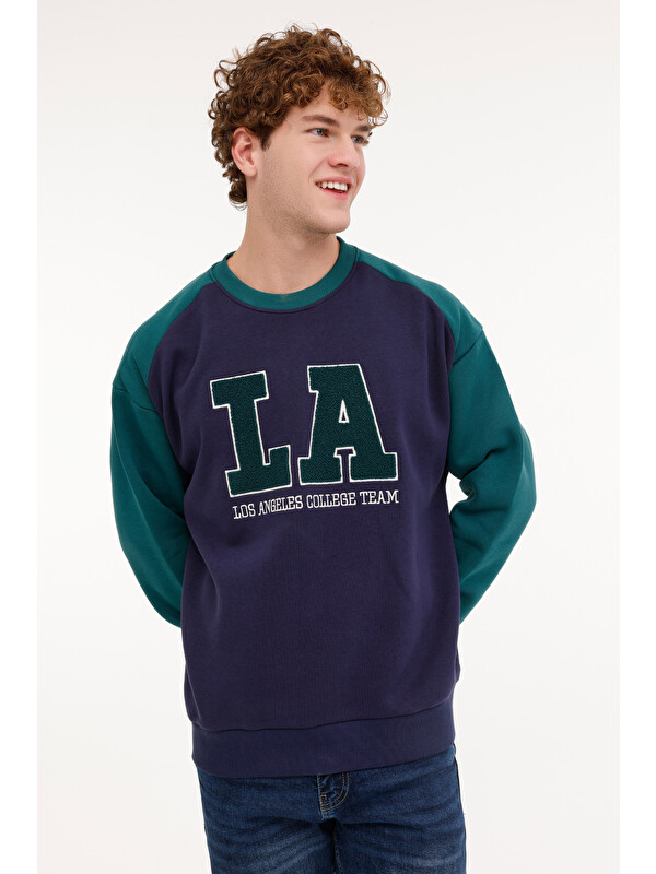 Lumberjack ML FRAN 16ID118 4PR Lacivert Erkek Sweatshirt