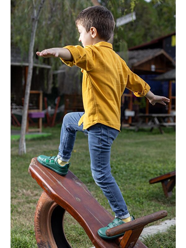 Smart Walker Junior Yeşil Işık Barefoot Çocuk Ayakkabı - Görsel 5