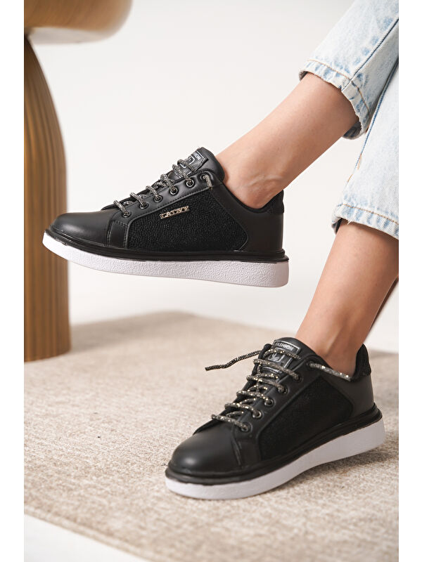 D0703 Günlük Ortopedik Kadın Sneaker Spor Ayakkabı - Görsel 3