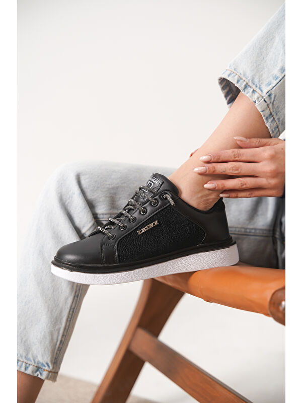 D0703 Günlük Ortopedik Kadın Sneaker Spor Ayakkabı - Görsel 4