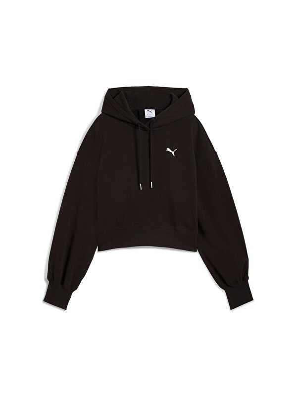 Puma WARDROBE ESSENTIALS Kadın Geniş Kesim Kısa Kapüşonlu SWEATSHIRT