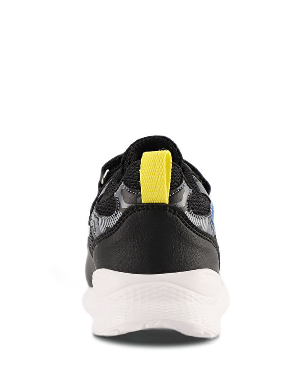 KASHI KTN Erkek Çocuk Cırt Cırtlı Siyah / Kırmızı Sneaker - Görsel 7