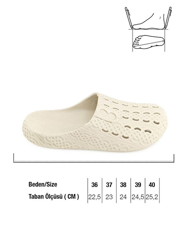 Yazlık Kadın Islak Zemine Uygun Airblow Esnek Rahat Taban Ev Bahçe Banyo Terlik - Görsel 3