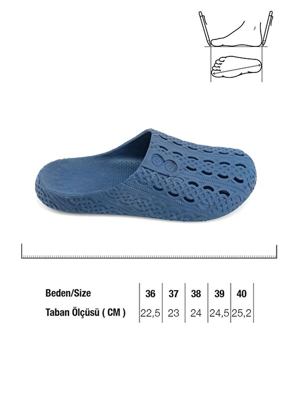 Yazlık Kadın Islak Zemine Uygun Airblow Esnek Rahat Taban Ev Bahçe Banyo Terlik - Görsel 3