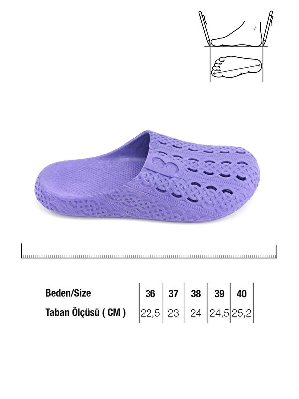 Yazlık Kadın Islak Zemine Uygun Airblow Esnek Rahat Taban Ev Bahçe Banyo Terlik - Görsel 3