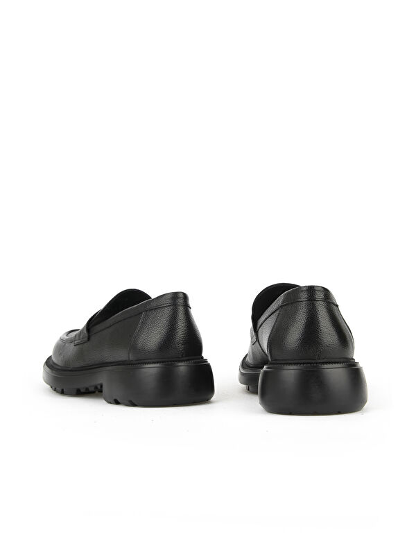 Erkek Hakiki Deri Ayakkabı 153986Z4337 Siyah - Görsel 4