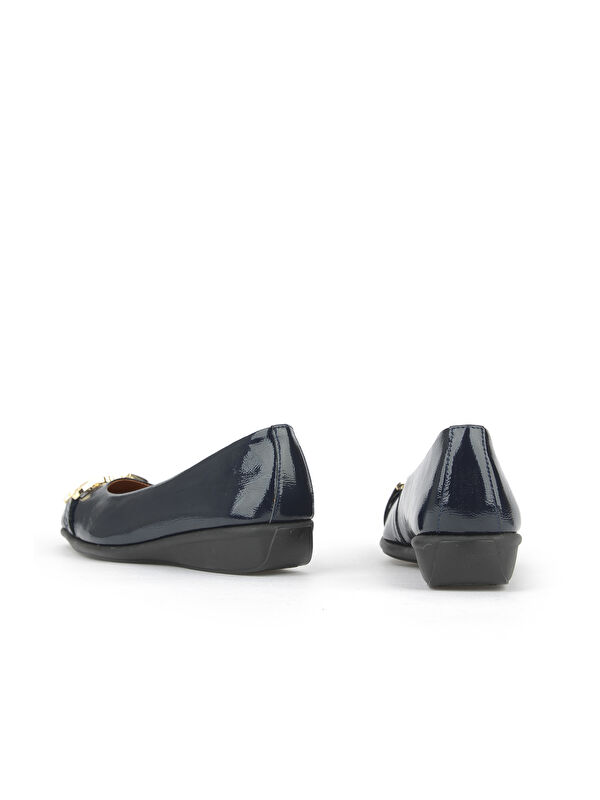 Ziya Ayakkabi Siyah Ziya Ayakkabi Hakiki Kadın Deri Babet 1531050Z26142208K