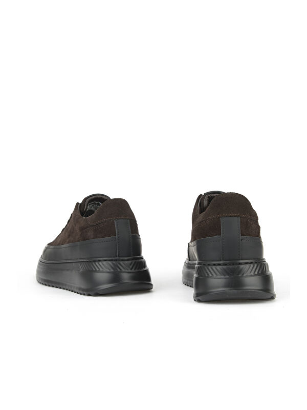 Erkek Hakiki Deri Ayakkabı 153983Z402 Kahve - Görsel 4