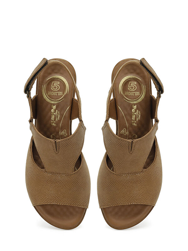 105498.Z5FX Taba Kadın Comfort Sandalet - Görsel 5