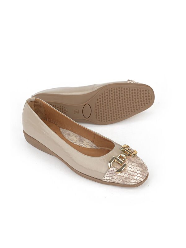 Ziya Ayakkabi Siyah Ziya Ayakkabi Hakiki Kadın Deri Babet 1531050Z26142208K