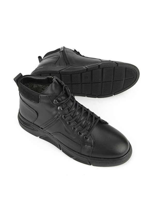 Erkek Hakiki Deri Bot 1531057Z1220 Siyah - Görsel 5