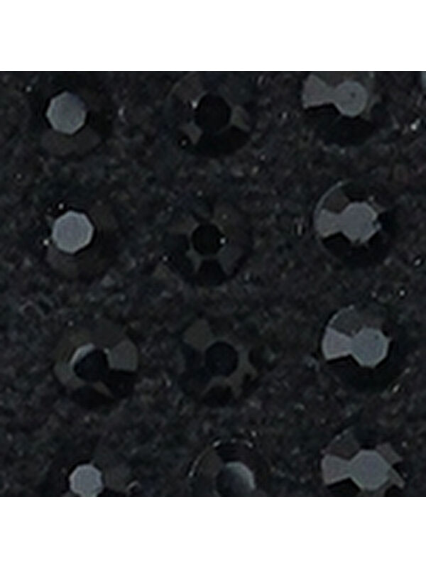 Capone Outfitters Siyah Capone Outfitters Olivia Taşlı Sivri Metal Burunlu Orta Topuklu Saten Abiye Stiletto