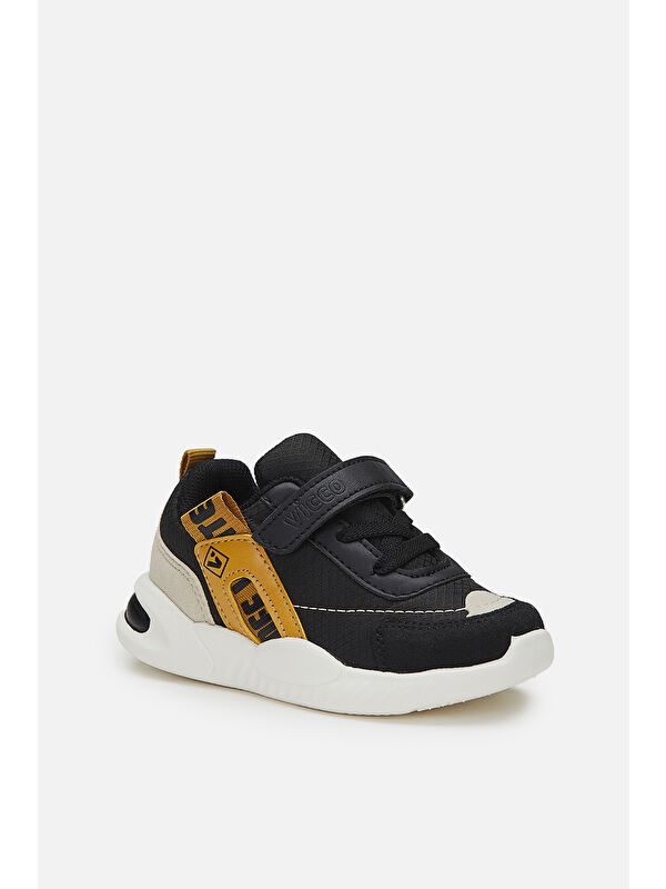 Tino Hafif Erkek Bebek Siyah Spor Ayakkabı - Görsel 3