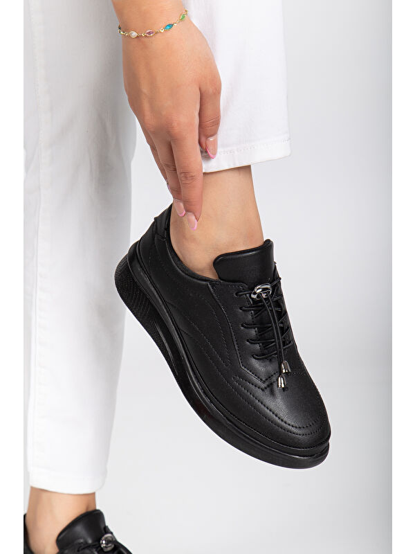 D12221 Günlük Ortopedik Kadın Sneaker Spor Ayakkabı - Görsel 5