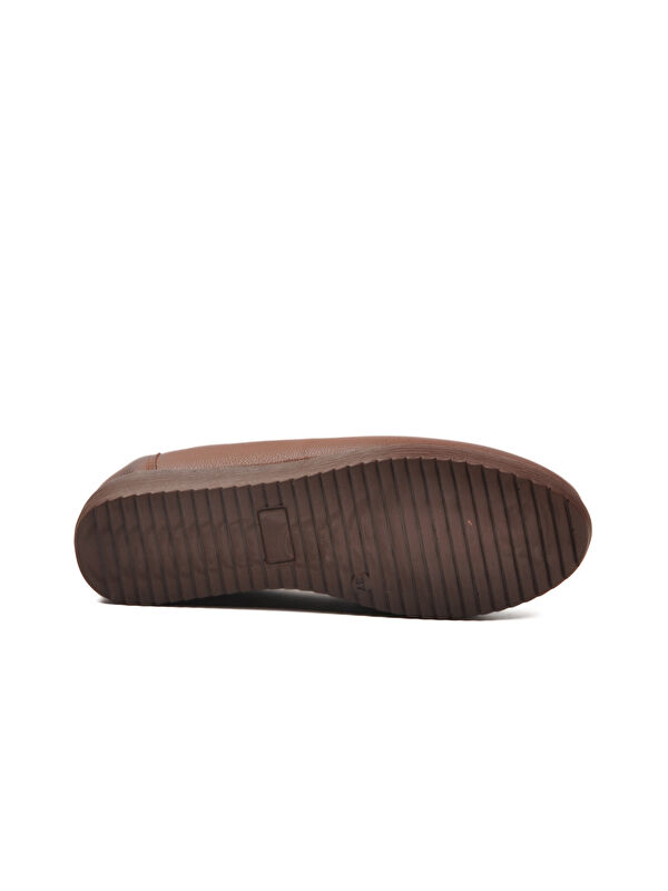 Taba Cilt Hafif Esnek Anatomik Kadın Casual Ayakkabı 293117 Z - Görsel 6