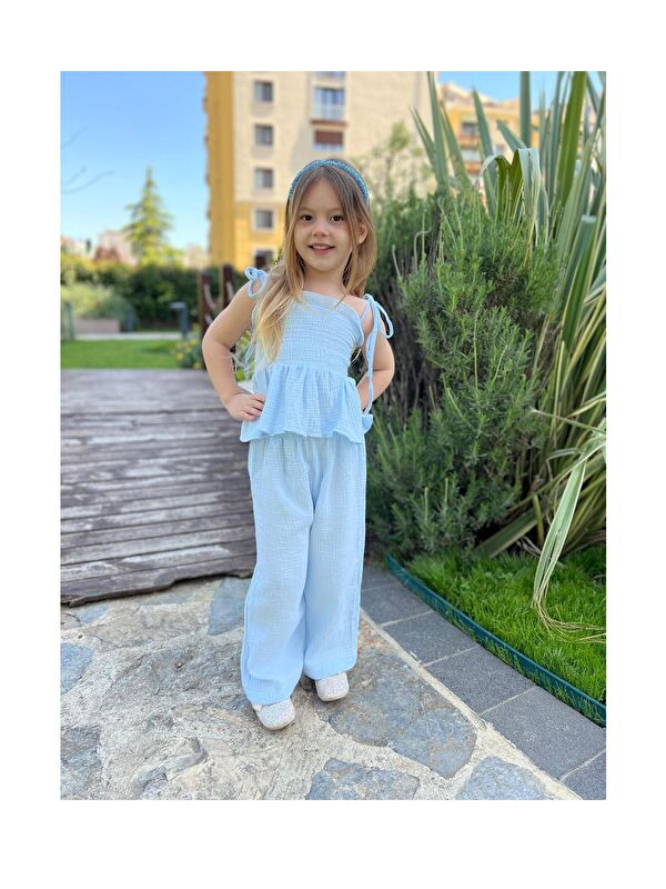 My Kids Wear Fırfır Detaylı Kız Çocuk Takım
