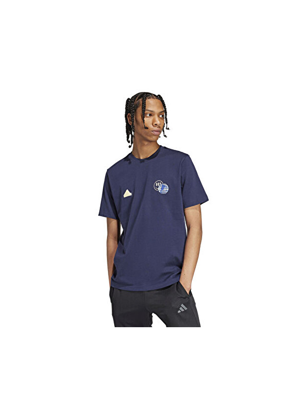 Adidas M Tiro Sum T Erkek Günlük Tişört IW2663 Mor