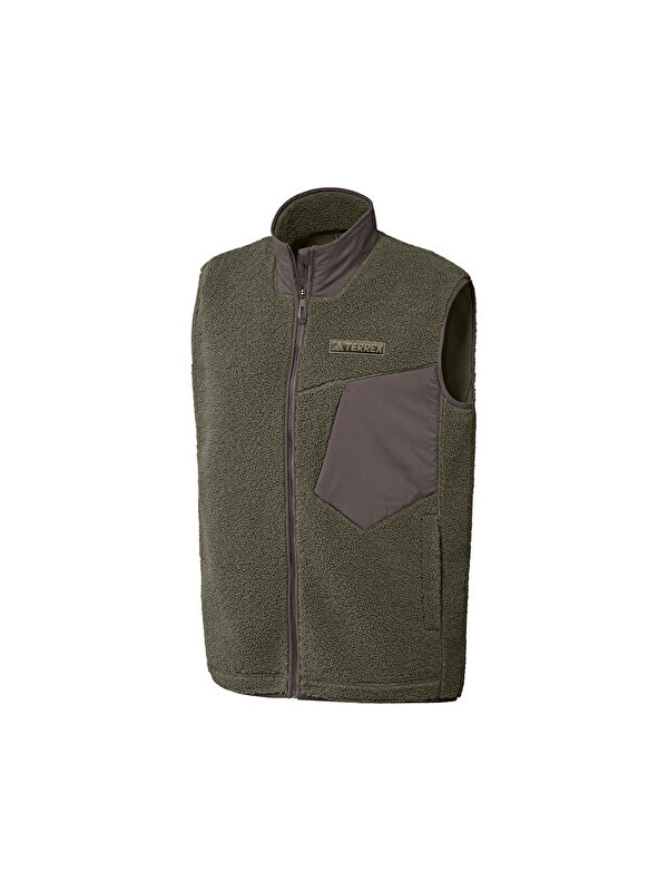 Adidas Xpl Hp Fl Vst Erkek Günlük Polar Yelek IW0238 Haki