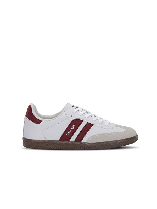 SLAZENGER INDIA Kadın Beyaz / Bordo Günlük Spor Ayakkabısı