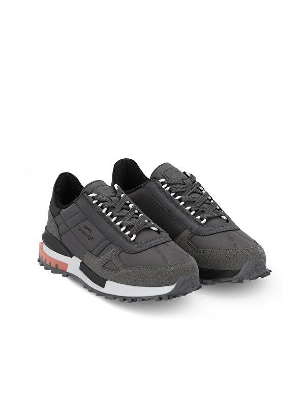 SLAZENGER SKATE Erkek Koyu Gri Koşu & Yürüyüş Spor Ayakkabısı