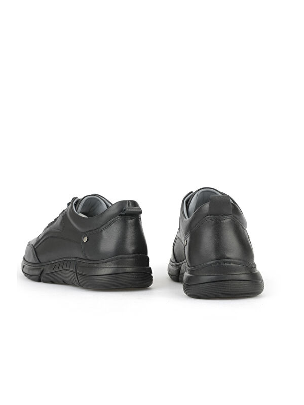 Erkek Hakiki Deri Ayakkabı 1531057Z1100 Siyah - Görsel 4