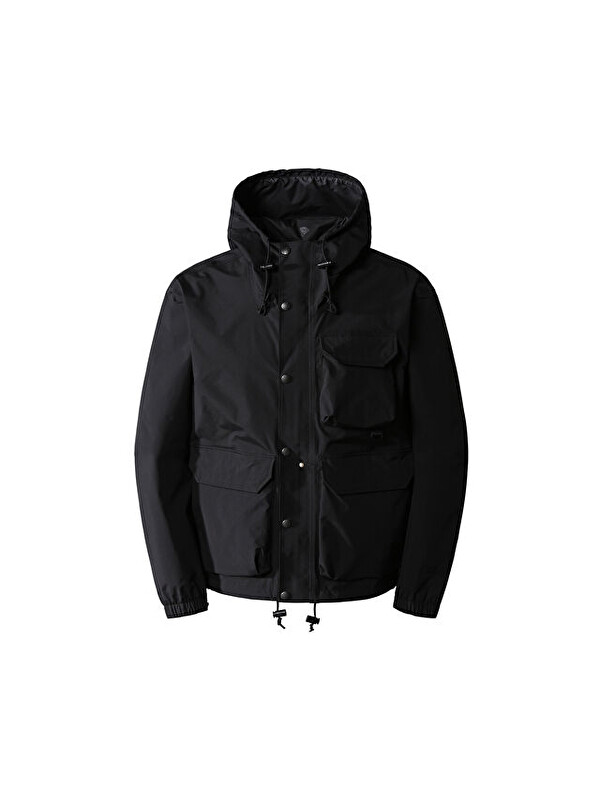 The North Face M M66 Utility Rain Jacket Erkek Outdoor Yağmurluk NF0A7URVJK31 Siyah