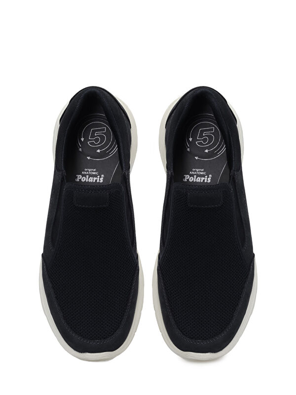 108073N.M 5FX Lacivert Erkek Comfort Ayakkabı - Görsel 5