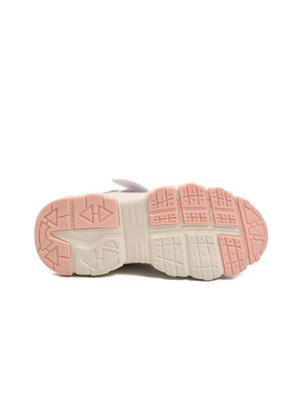 Beyaz Cırtlı Hafif Fileli Esnek Kız Çocuk Spor Ayakkabı Bella Kısa F - Görsel 6