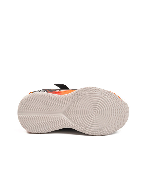 Siyah Cırtlı Hafif Erkek Çocuk Spor Ayakkabı Racing P - Görsel 6