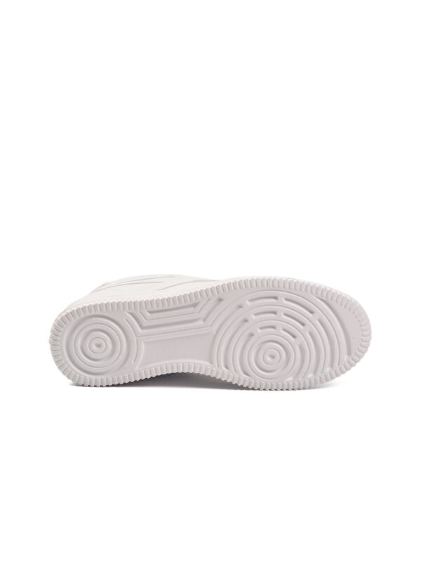 Beyaz Bağcıklı Hafif Cilt Erkek Spor Ayakkabı Marlow M - Görsel 6