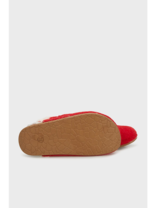 Zincir Detaylı İçi Pelüş Ev Terlik 6711005 - Görsel 6