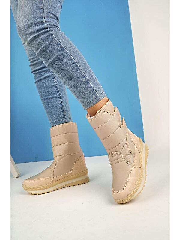 Felya Kadın İçi Kürklü Cırtlı Yağmur Ve Kar Botu - Görsel 3