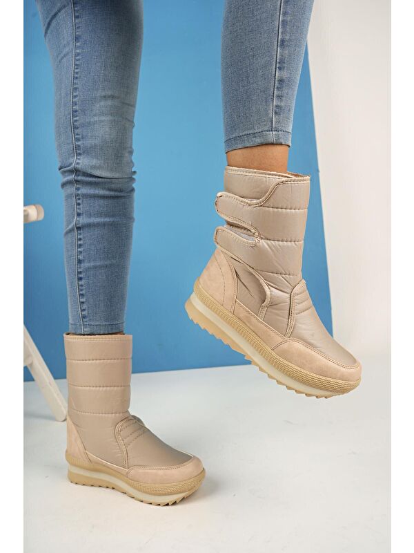 Felya Kadın İçi Kürklü Cırtlı Yağmur Ve Kar Botu - Görsel 5