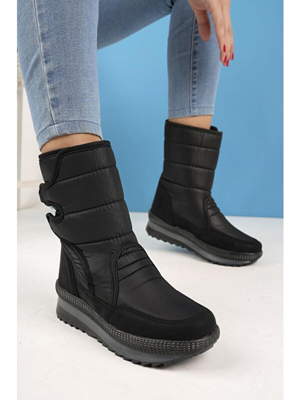 Felya Kadın İçi Kürklü Cırtlı Yağmur Ve Kar Botu - Görsel 3