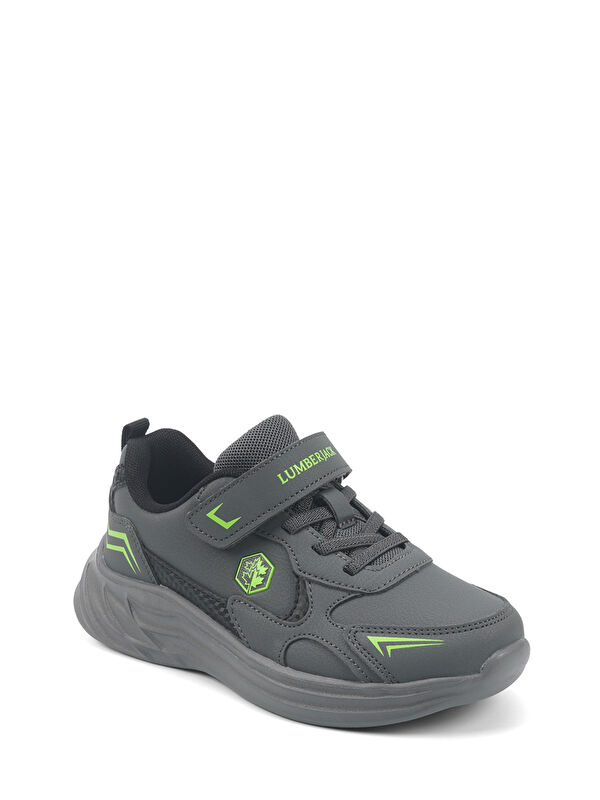 DAMMY 5PR Gri Erkek Çocuk Spor Ayakkabı - Görsel 3