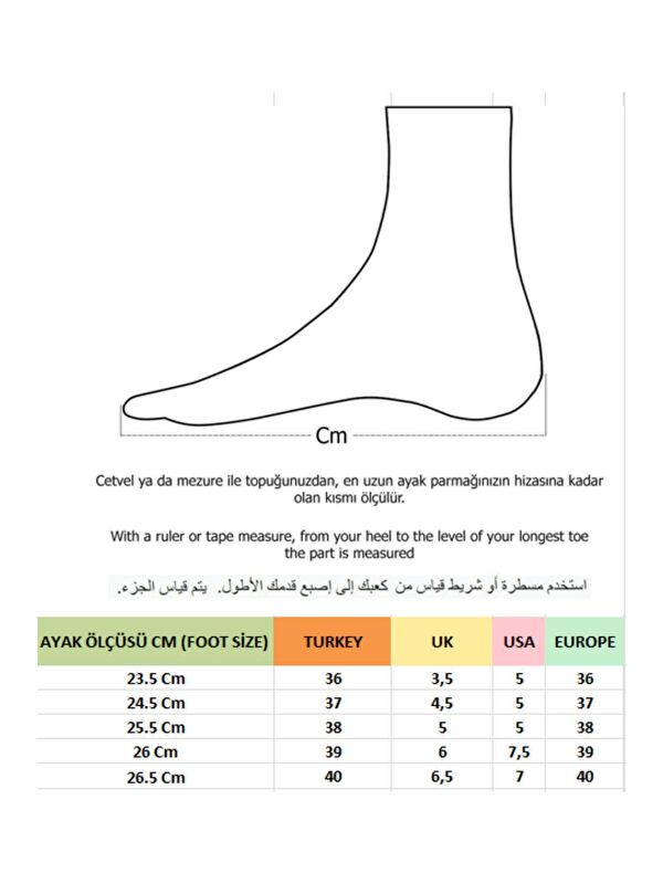 GZHW711 Kadın Arkası Açık Klasik Günlük Tarz Şık ve Rahat Topuklu Ayakkabı - Görsel 4