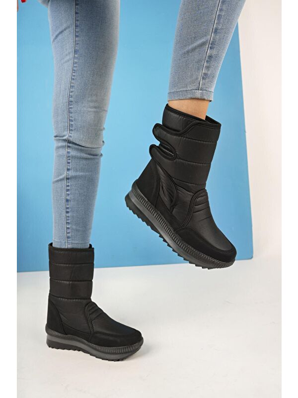 Felya Kadın İçi Kürklü Cırtlı Yağmur Ve Kar Botu - Görsel 4